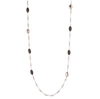 Necklace Marcello Pane Woman Rubber in Silver CLAR068 - CLAR068